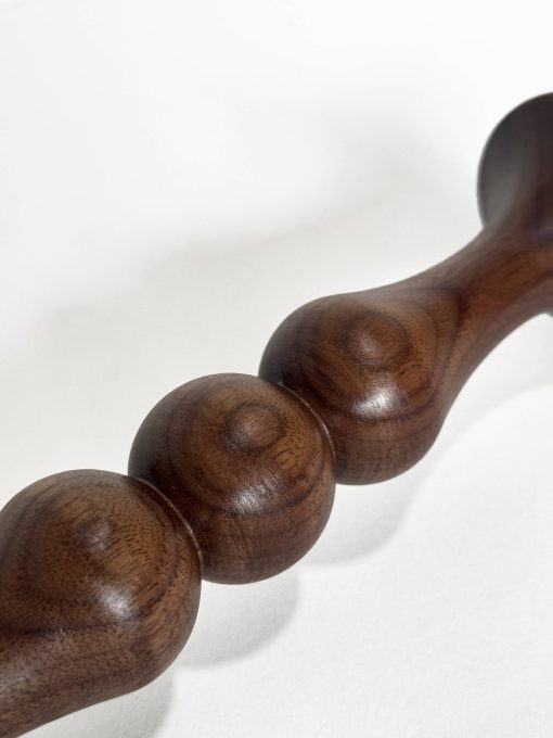 tai chi ruler handmade from black walnut