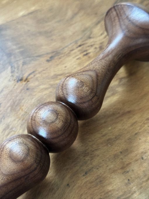 tai chi ruler from black walnut. Ships worldwide from the UK