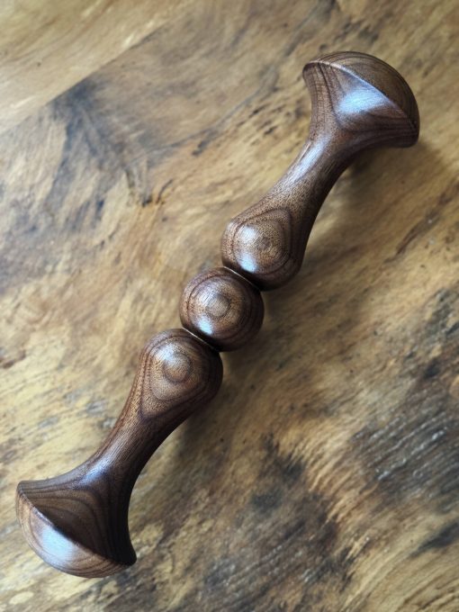 tai chi ruler from black walnut. Ships worldwide from the UK