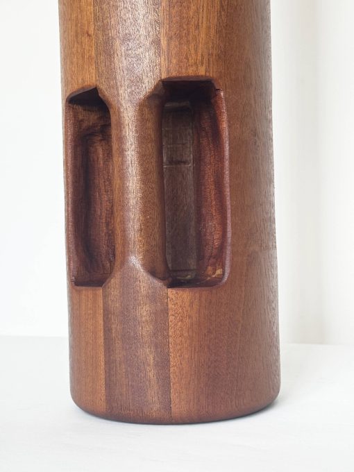 Indian sumtola/samola – handmade from sapele hardwood in the UK.